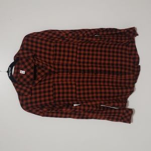 BP red and black Buffalo check lightweight button up. Size M
